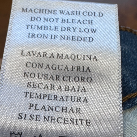 Kancan Capri Jeans 25 Mid Rise Distressed Indie Boho - Picture 5 of 6